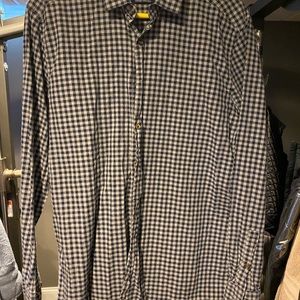 Large Bar III Dress shirt Blue